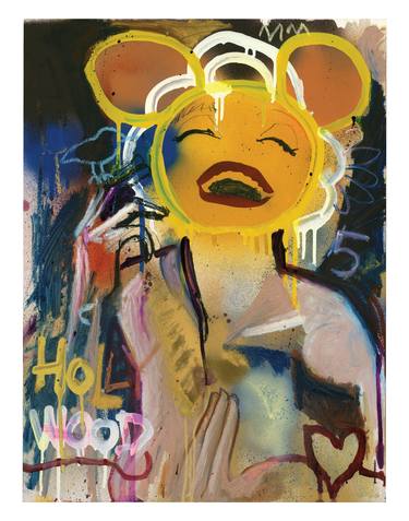 Print of Abstract Expressionism Pop Culture/Celebrity Paintings by Michael Scott Richardson