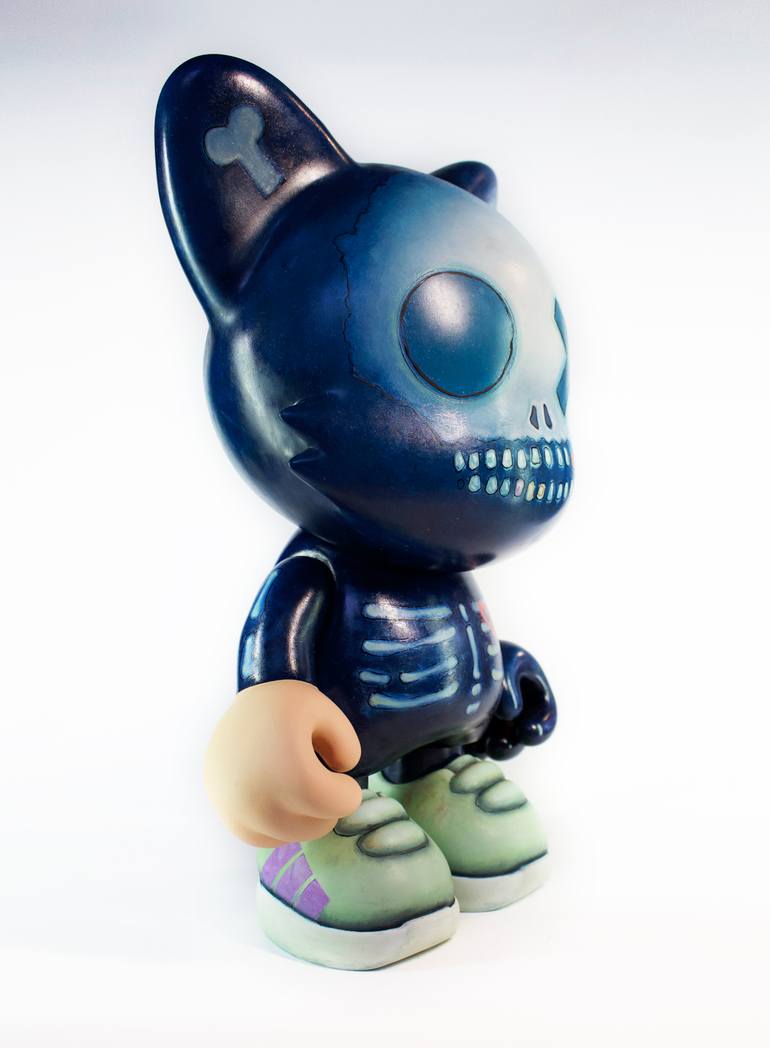 Original Figurative Cats Sculpture by Humberto Barajas Bustamante