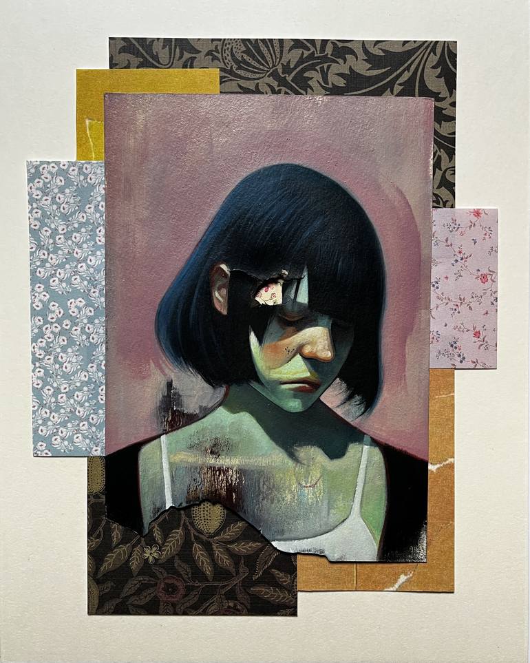 Original Figurative Women Painting by Humberto Barajas Bustamante