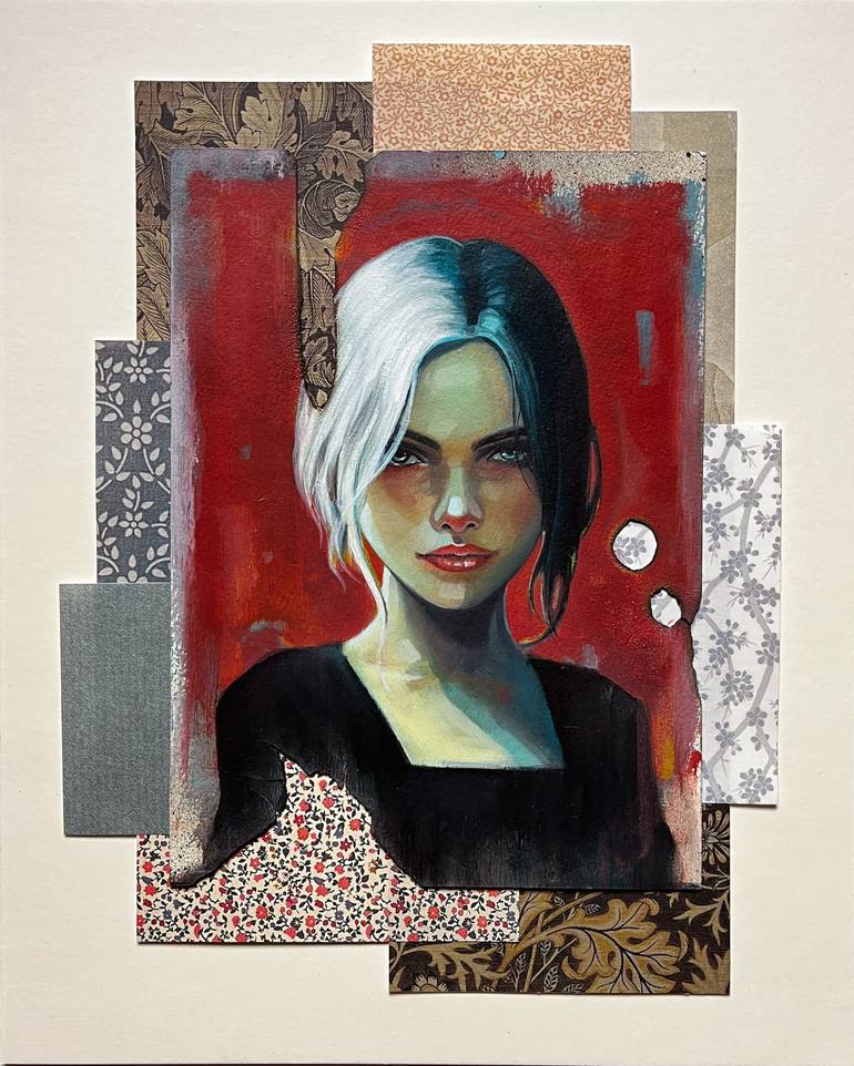 Original Contemporary Women Painting by Humberto Barajas Bustamante