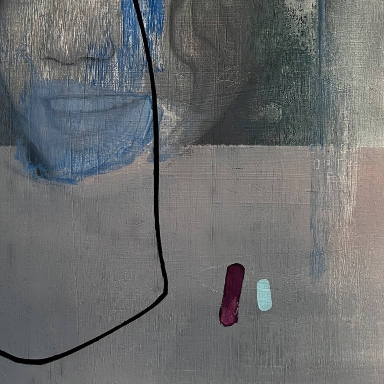Original Abstract Expressionism Women Painting by Humberto Barajas Bustamante