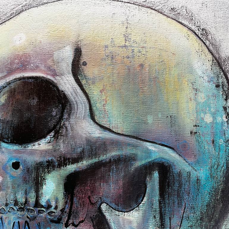 Original Abstract Expressionism Graffiti Painting by Humberto Barajas Bustamante