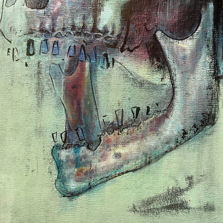 Original Abstract Expressionism Graffiti Painting by Humberto Barajas Bustamante