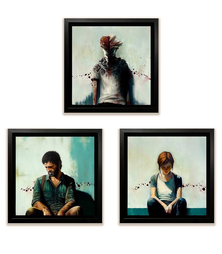Original Pop Culture/Celebrity Painting by Humberto Barajas Bustamante | Figurative Art on Wood | The Last Of Us