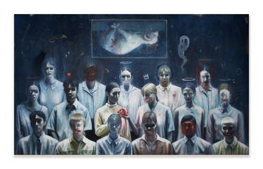 Original Figurative Mortality Paintings by Humberto Barajas Bustamante