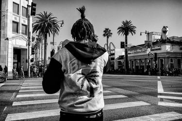 Dreadlocks like palm trees; Hollywood, CA. thumb