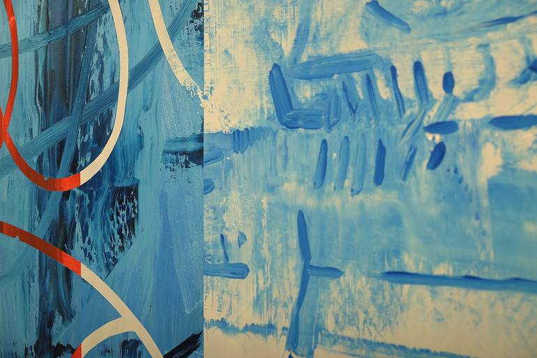 Original Abstract Painting by Wojciech Idzkowski