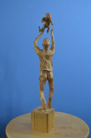 Original Figurative Children Sculpture by Mieke Van Zundert