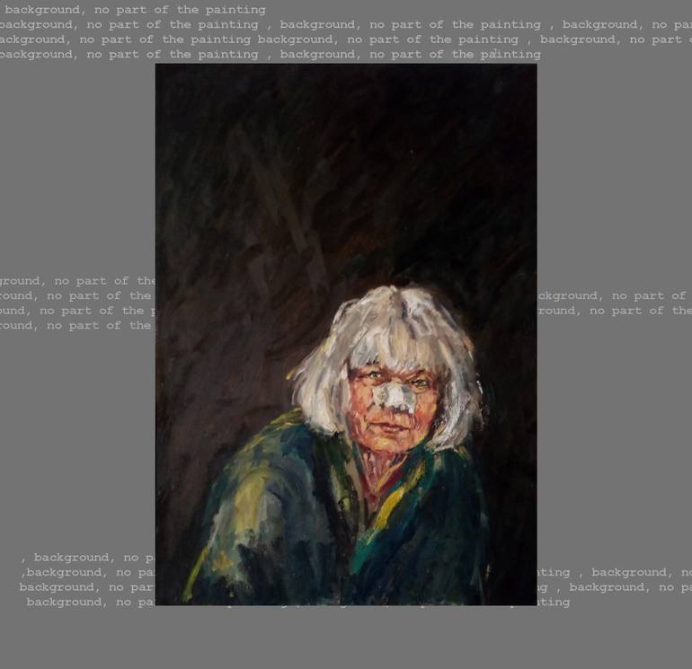 Original Impressionism People Painting by Mieke Van Zundert