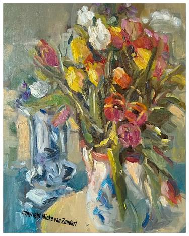 Original Floral Paintings by Mieke Van Zundert