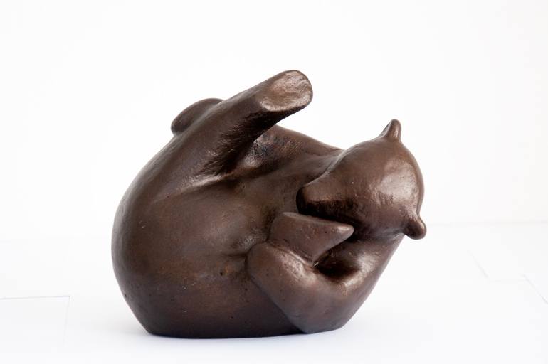 Original Figurative Animal Sculpture by Ninon Art