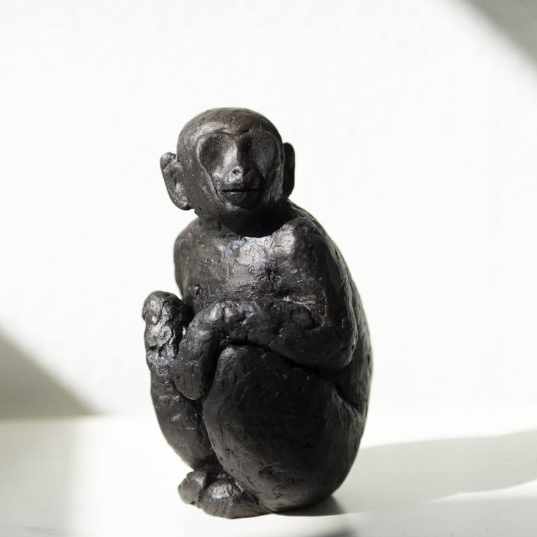 Original Abstract Animal Sculpture by Ninon Art