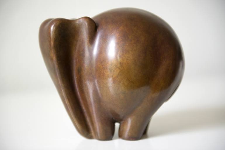 Original Abstract Animal Sculpture by Ninon art