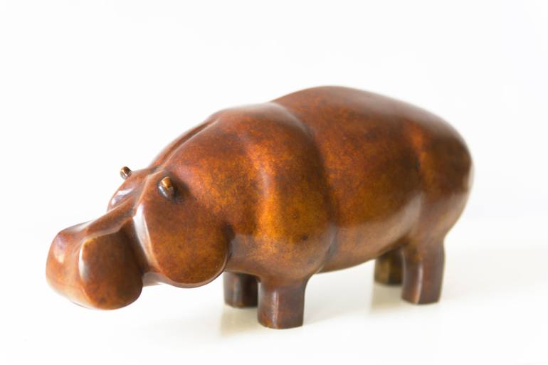 Original Abstract Animal Sculpture by Ninon Art