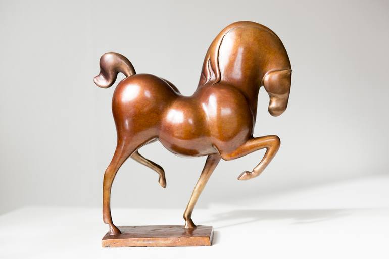 Original Abstract Animal Sculpture by Ninon art