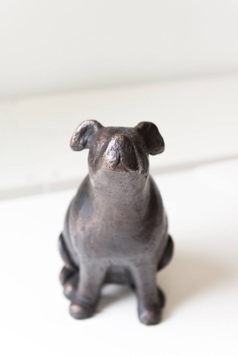 Original Dogs Sculpture by Ninon art