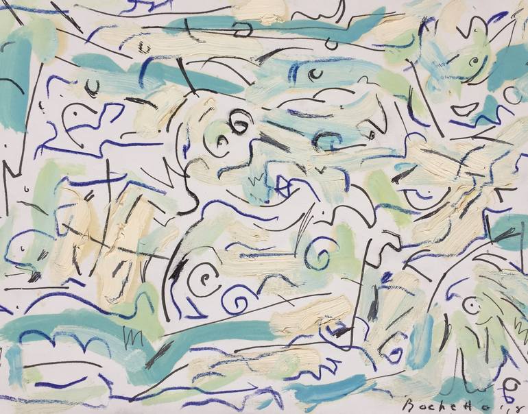 Print of Abstract Expressionism Abstract Painting by Joseph Bochetto Walsh