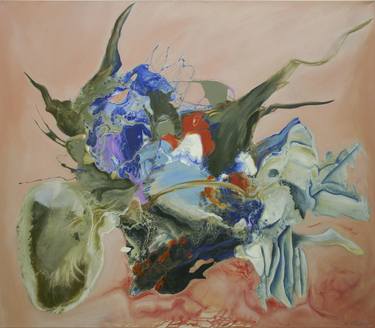 Saatchi Art Artist Kikito Rodriguez; Paintings, “The Flyingbull.” #art