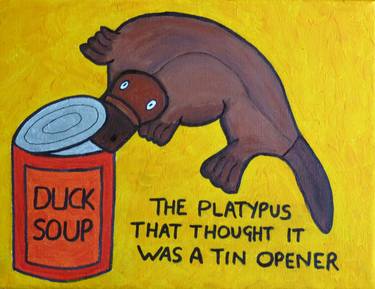 The Platypus that thoght it was a tin opener thumb