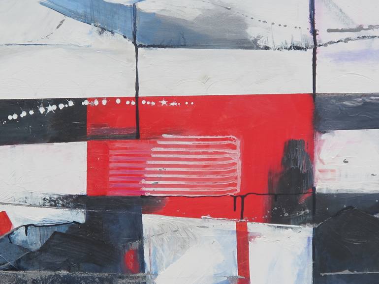 Original Abstract Expressionism Abstract Painting by Jeannine Chanin Penn