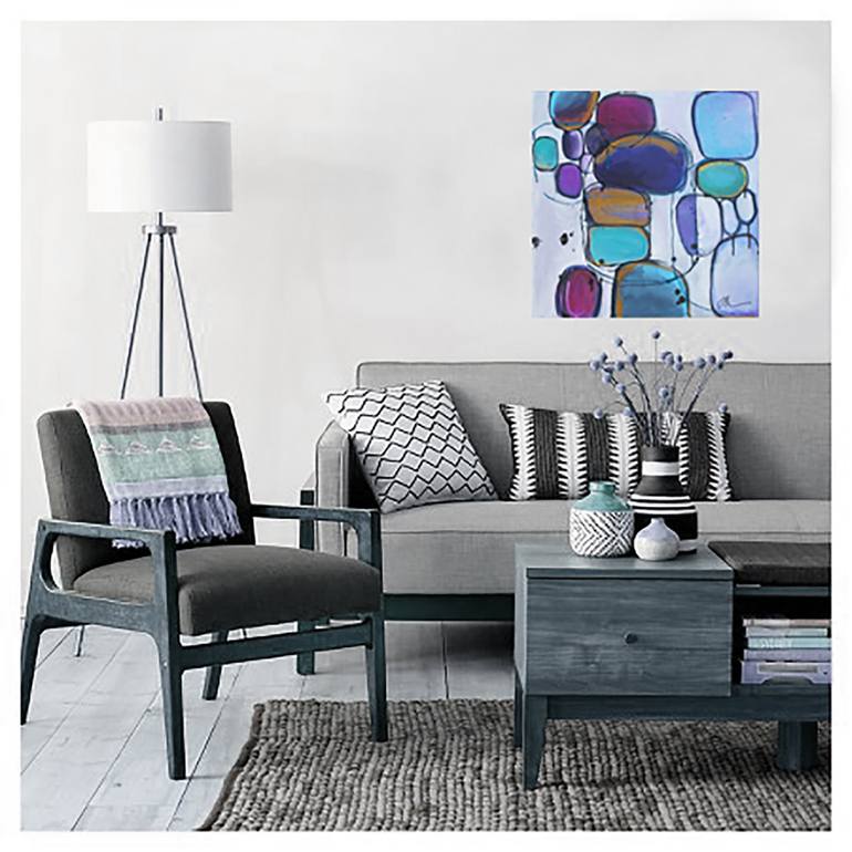 Original Abstract Painting by Jeannine Chanin Penn