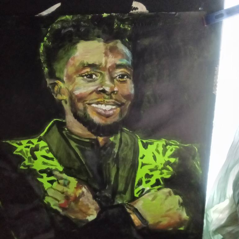 Original Realism Pop Culture/Celebrity Painting by Billy Jackson