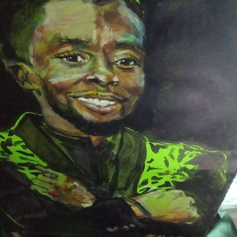 Original Realism Pop Culture/Celebrity Painting by Billy Jackson