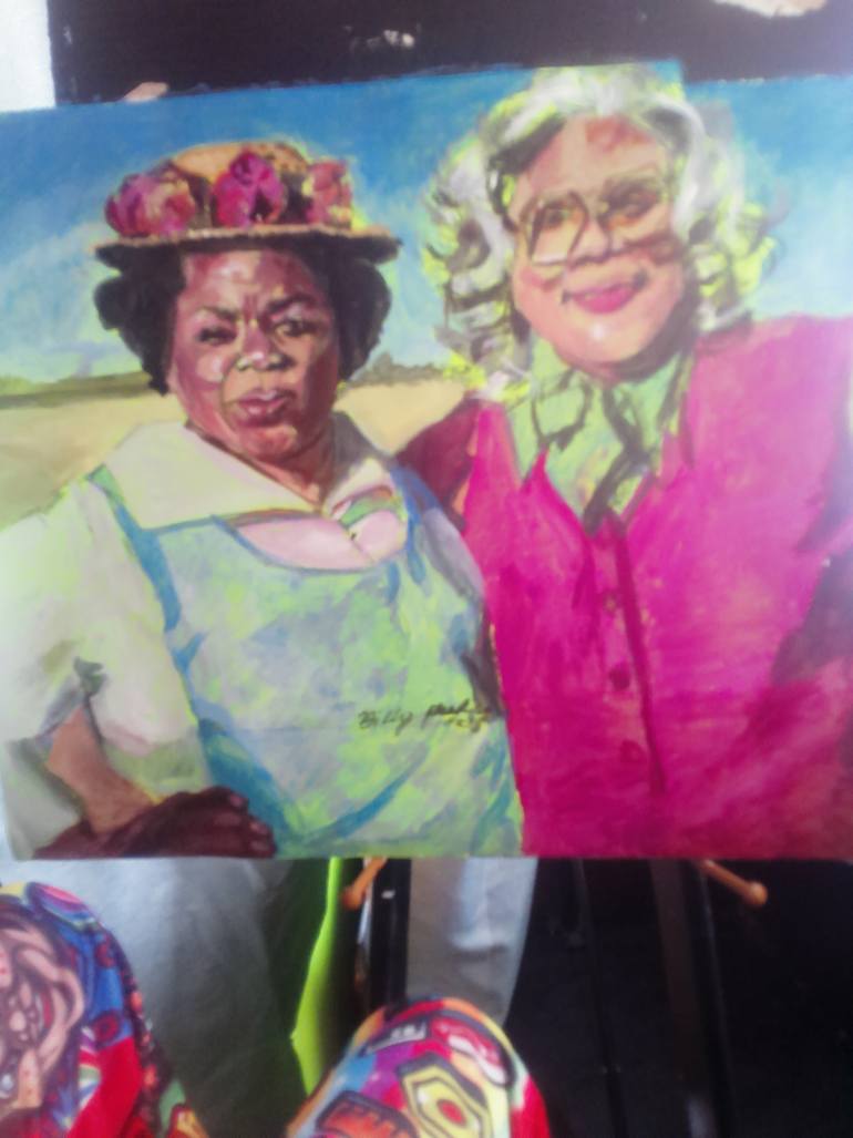 Original Fine Art Portrait Painting by Billy Jackson