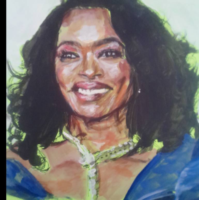 Original Fine Art Celebrity Painting by Billy Jackson