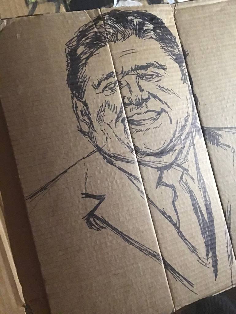 Original Figurative Politics Painting by Billy Jackson