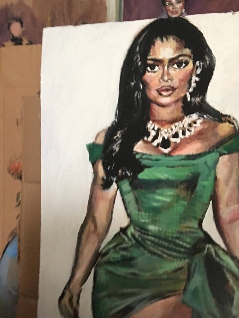 Original Fine Art Celebrity Painting by Billy Jackson