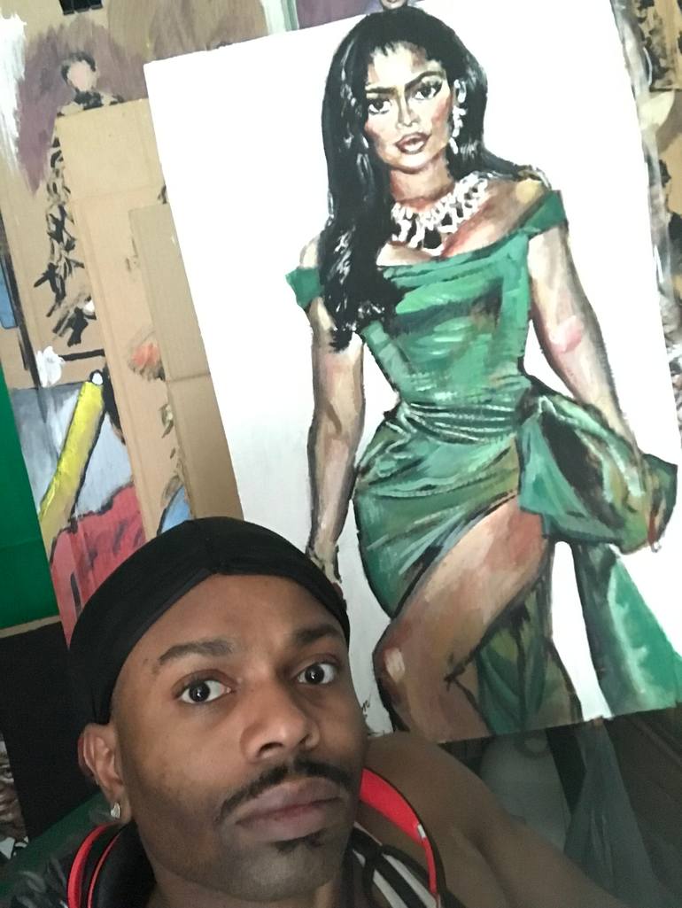 Original Fine Art Celebrity Painting by Billy Jackson