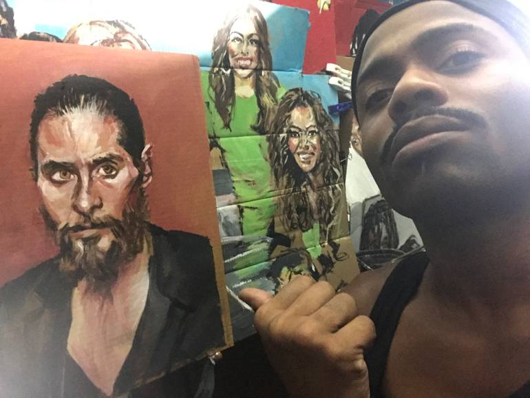 Original Realism Celebrity Painting by Billy Jackson