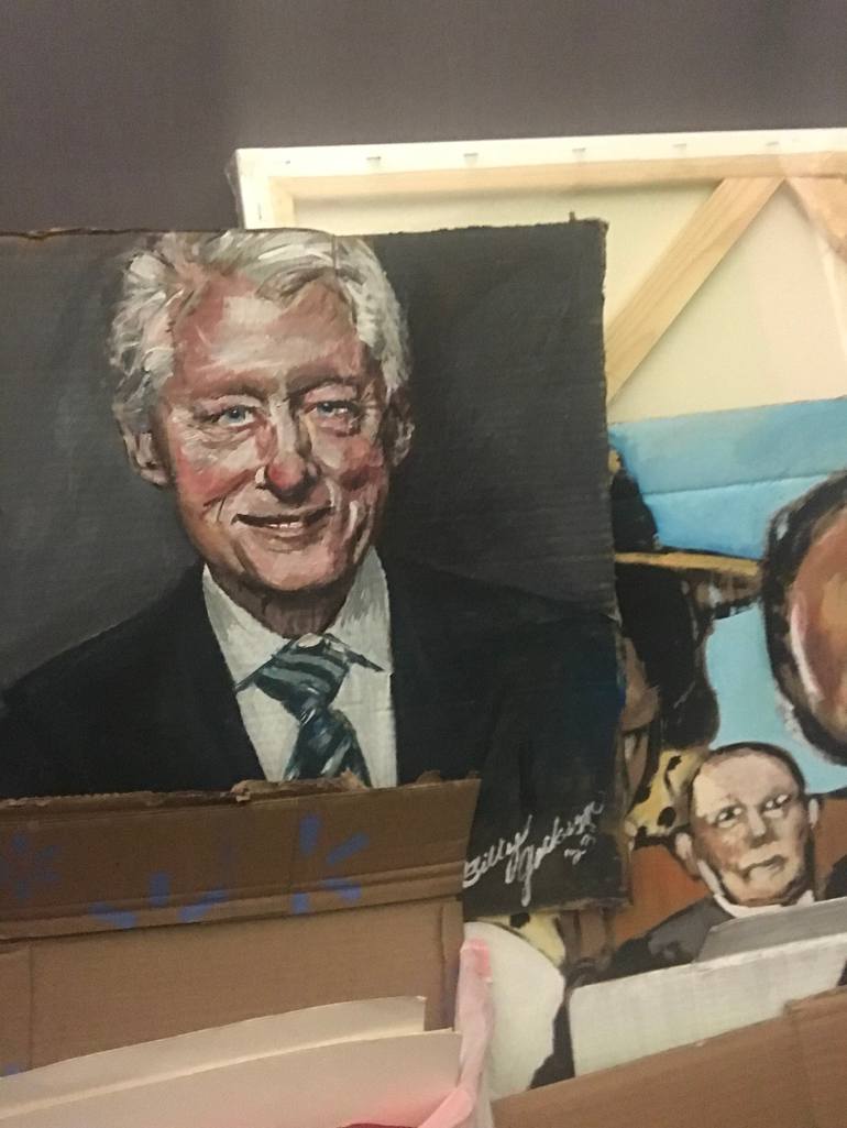 Original Portraiture Political Painting by Billy Jackson