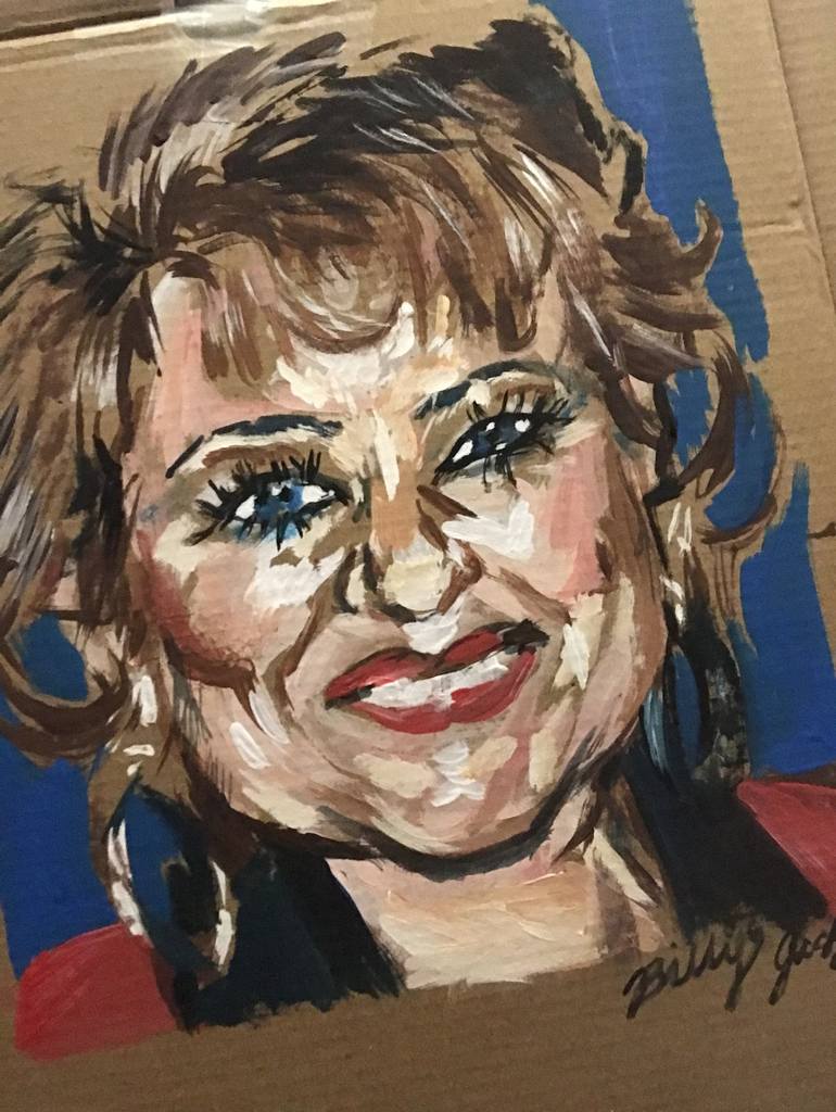 Tammy Faye Bakker Mesner Painting by Billy Jackson | Saatchi Art