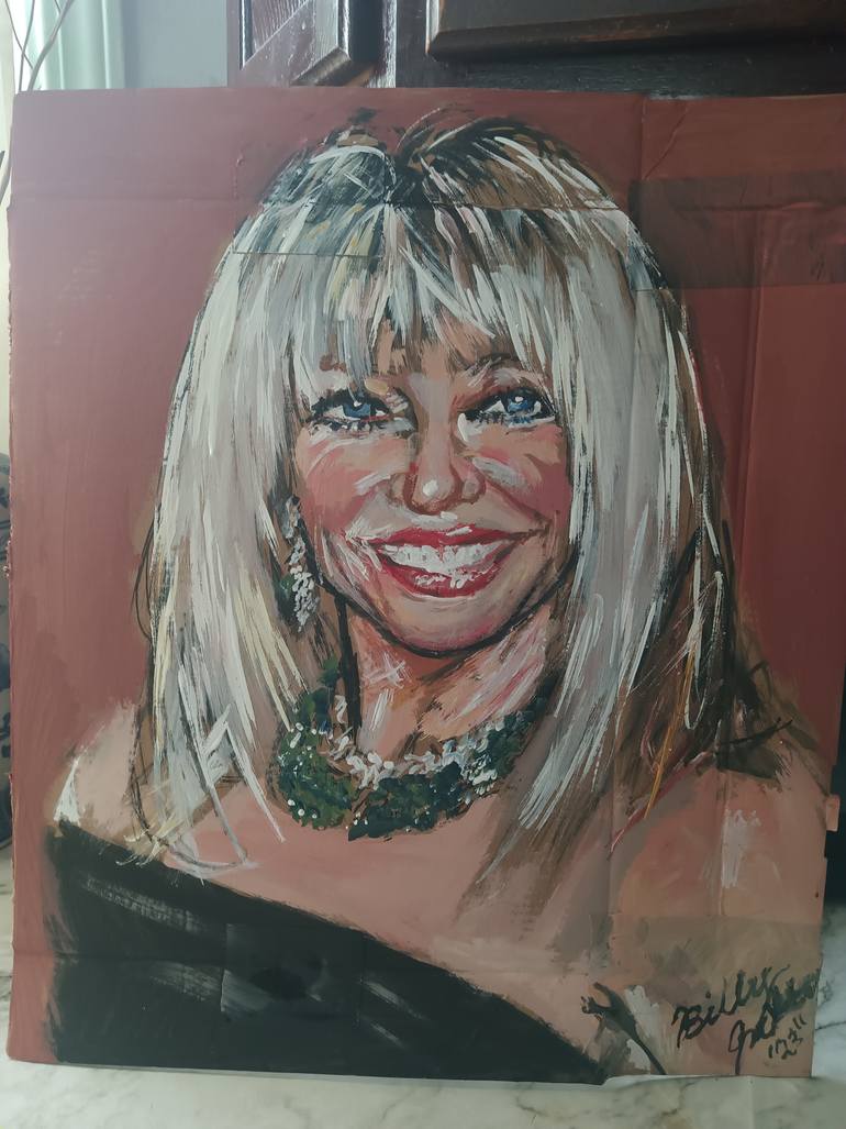 Original Portraiture Pop Culture/Celebrity Painting by Billy Jackson