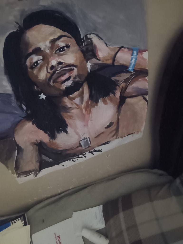 Original Realism Portrait Painting by Billy Jackson