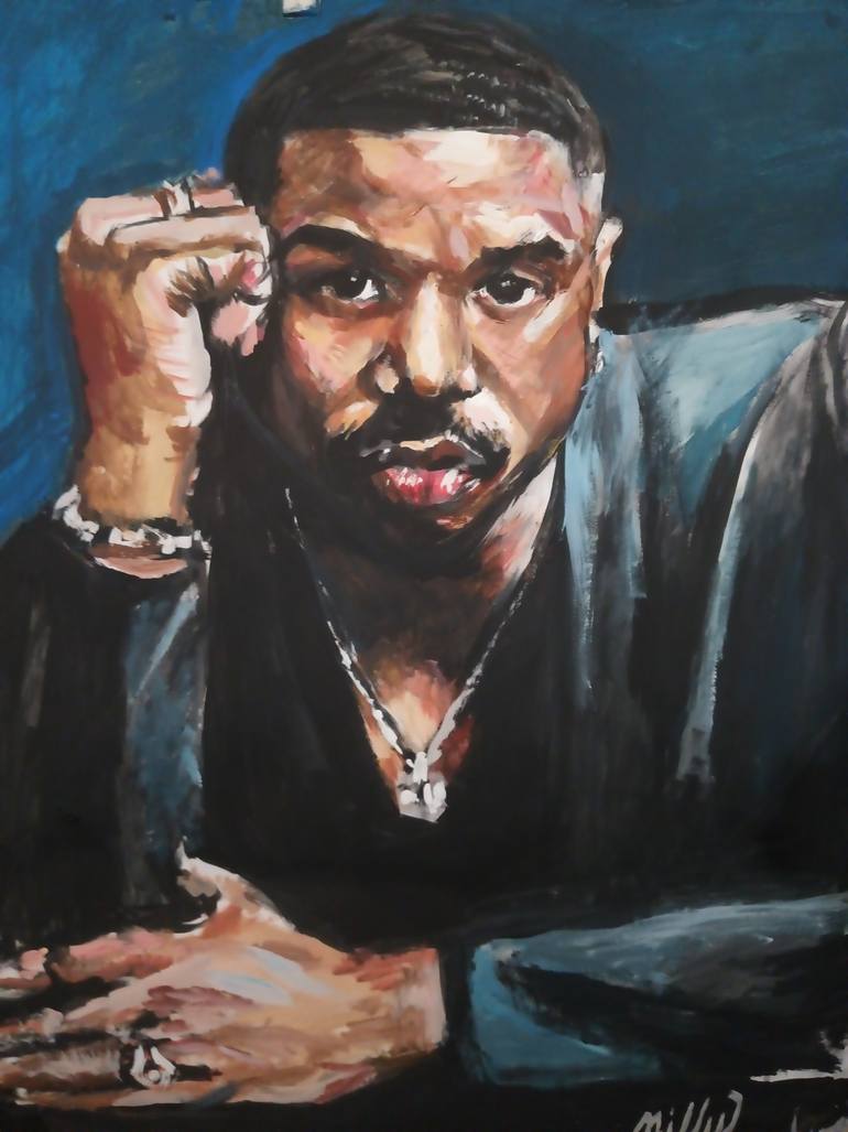 Original Realism Pop Culture/Celebrity Painting by Billy Jackson