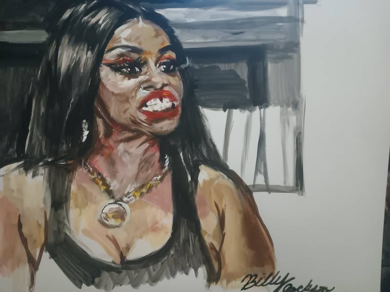 Print of Expressionism Pop Culture/Celebrity Paintings by Billy Jackson