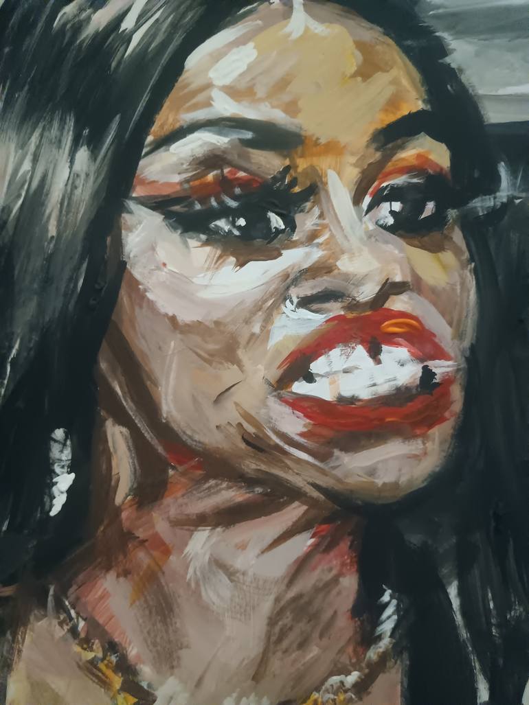 Original Expressionism Pop Culture/Celebrity Painting by Billy Jackson