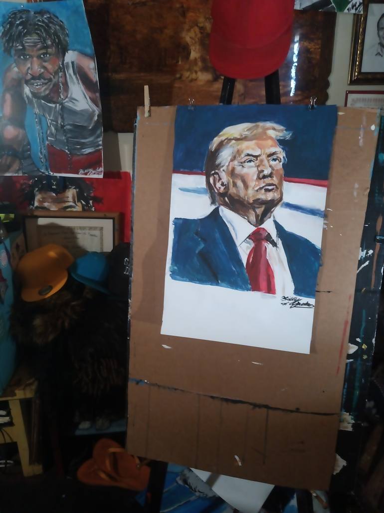 Original Contemporary Politics Painting by Billy Jackson