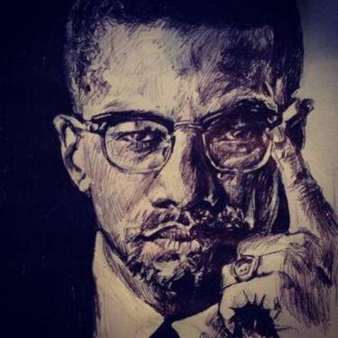 Malcolm X Portrait thumb