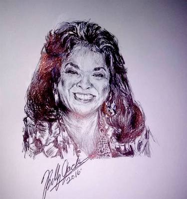 Print of Portraiture Pop Culture/Celebrity Drawings by Billy Jackson
