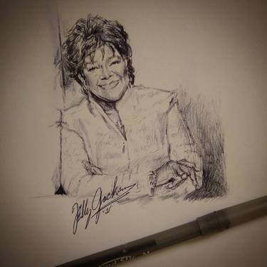 Original Celebrity Drawings by Billy Jackson