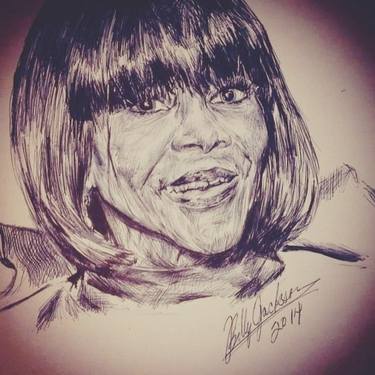 Original Portraiture Celebrity Drawings by Billy Jackson