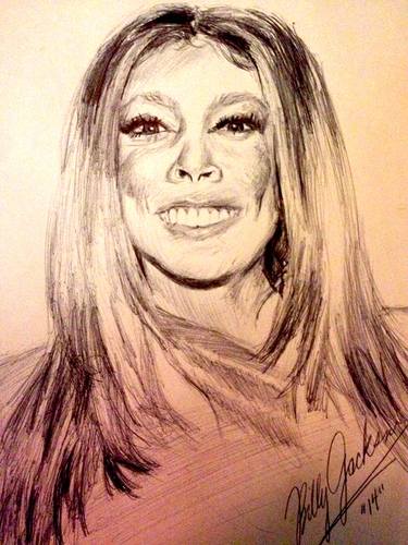 Print of Fine Art Celebrity Drawings by Billy Jackson