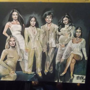 Print of Fine Art Celebrity Paintings by Billy Jackson
