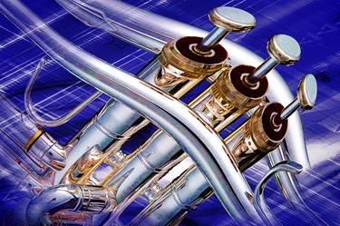 Trumpet Fine Art Photograph 5546.09 - Limited Edition 2 of 20 thumb