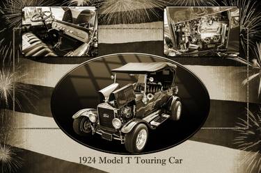 1924 Ford Model T Touring Car Collage 5509.200 - Limited Edition 1 of 50 thumb
