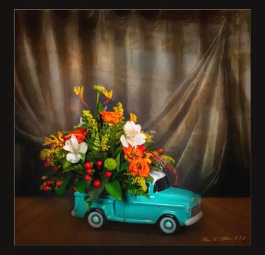 Original Art Deco Floral Photography by M K Miller III